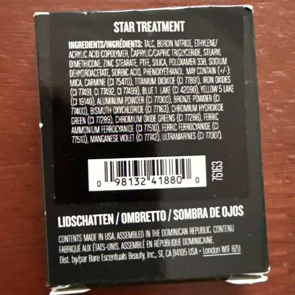 2 X Buxom Eye Shadow Eyeshadow Single Refill Star Treatment (.05 Oz) Boxed